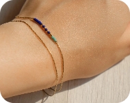 Rose Gold Crystal Brace...